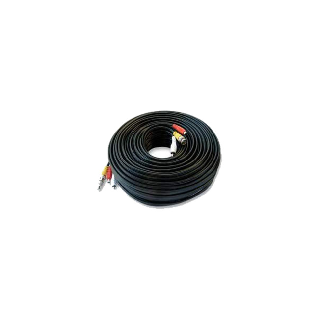 XVision High Grade PNP High Grade CCTV Cable 20m,,12V DC 1000mA, UK Specs, Black