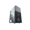 AvP X7 ATX Micro ATX Tempared Glass Black PC Case