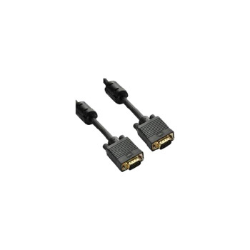 Nilox CF.6PZ CAVO 3m S-VGA 15HDM / 15HDM High Quality S-VGA Cable, Black
