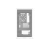 NZXT H3 Flow Tempered Glass Micro-ATX Gaming PC Case White