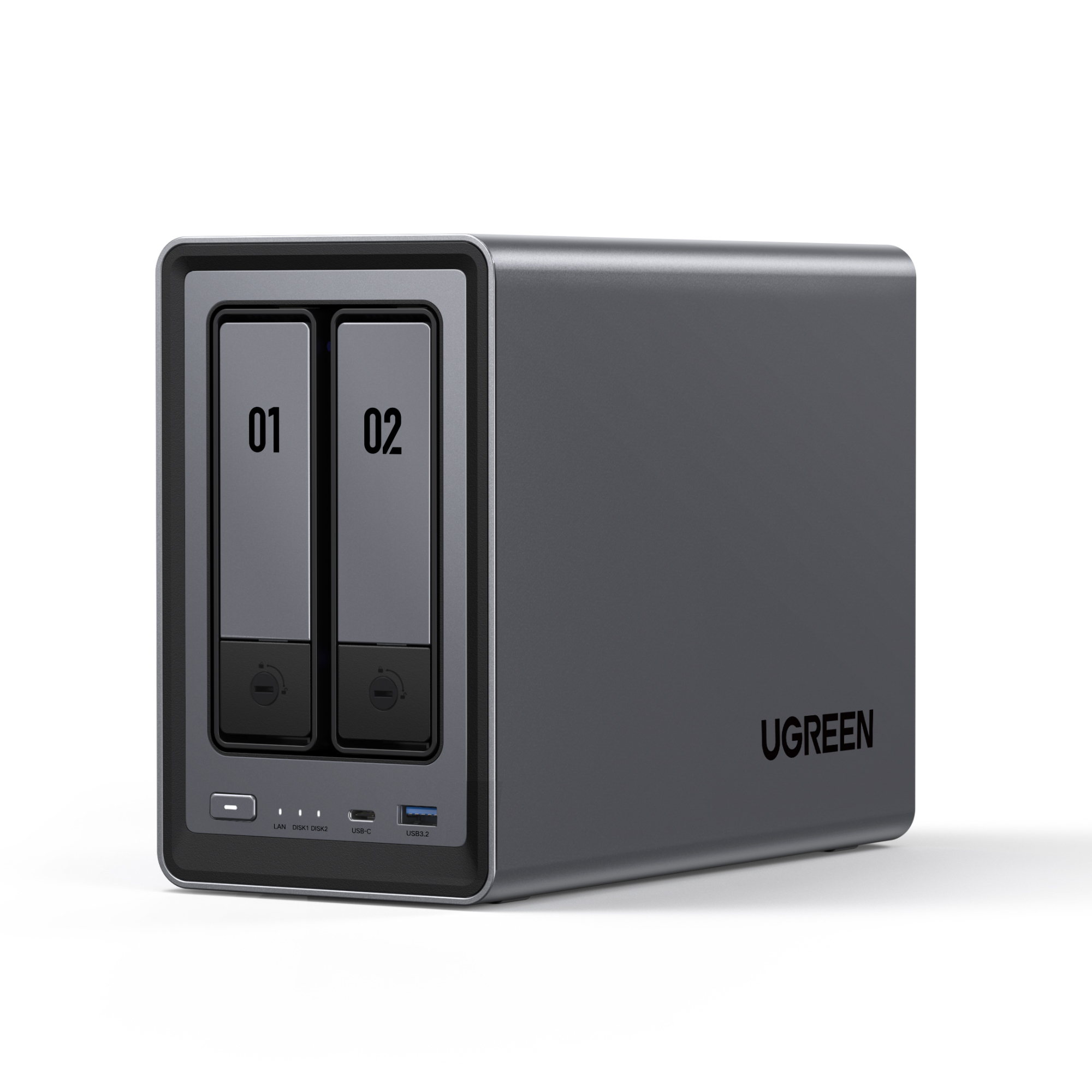 UGREEN NASync DXP2800 2ベイNAS UGREEN NASync DXP2800 2‑Bay NAS Enclosure