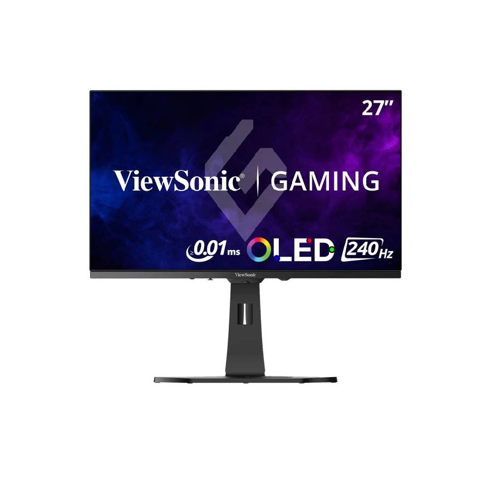 ViewSonic XG272-2K-OLED 26.5" Quad HD OLED 240Hz 0.02ms HDR10 Height Adjustable Gaming Monitor with Speakers