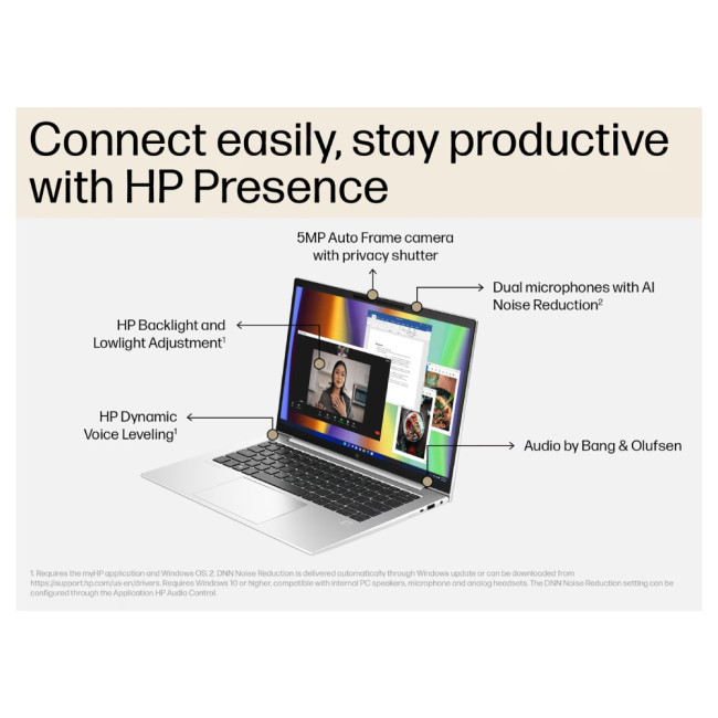 Refurbished HP EliteBook 840 G10 Intel Core i5-1335U 16GB RAM 256GB SSD 14" Windows 11 Pro Laptop