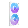 NZXT F280 RGB Core 280mm PWM Uni-body Fan - White