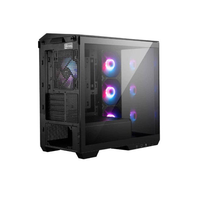 MSI MAG PANO M100R PZ Micro-ATX Tower Tempered Glass PC Gaming Case Black