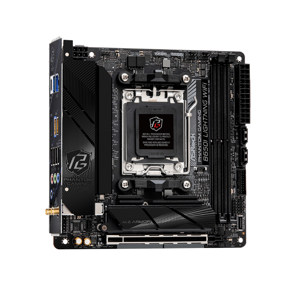 Asrock B650I LIGHTNING WIFI DDR5 Mini ITX AM5 Motherboard