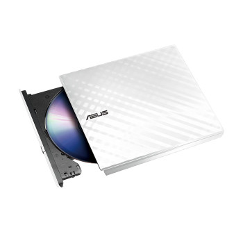 ASUS SDRW-08D2S-U Lite Portable DVD±R/RW Optical Disc Drive - White