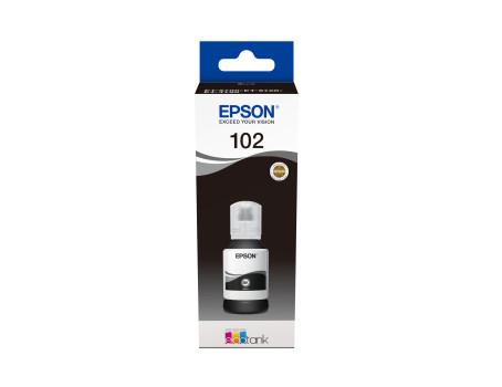 Epson C13T03R140 102 Black Ink Bottle for 7500 Pages