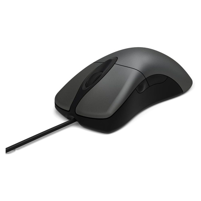 Refurbished Microsoft Hdq-00010 Wired Scrolling Blue Track Technology Mouse - Grey