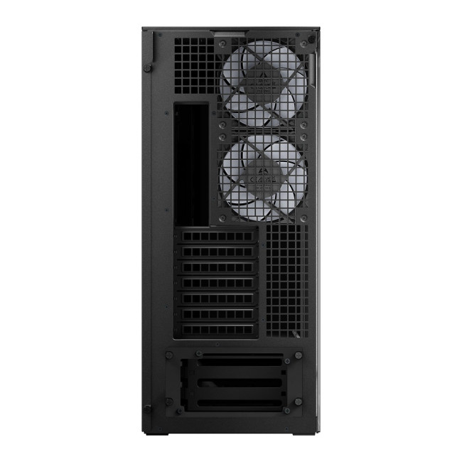 Arctic Xtender ARGB Mirror Tempered Glass w/ Vertical Mount Mid Tower PC Case - Black