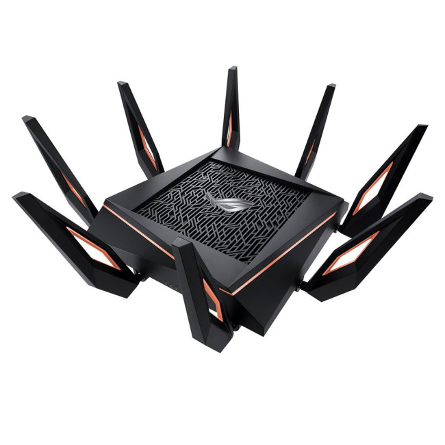 ASUS ROG Rapture (GT-AX11000) Tri-band WiFi 6 RGB Gaming Router
AiProtection - 90IG04H0-MU9G00