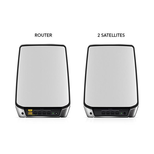 Netgear Orbi 850 AX6000 Tri-band WiFi 6 Mesh System 2 Satellites 6Gbps Router