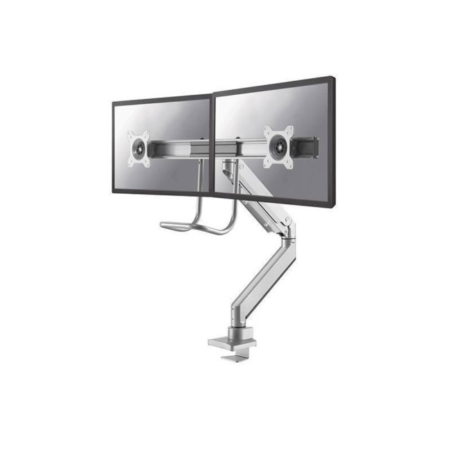 NewStar NeoMounts for 10" - 32" Flat Screen Desk Mount - Silver - Max Weight 8Kg