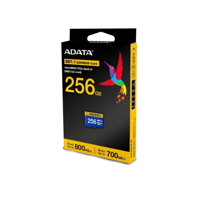 ADATA UD256GEX3L1-C 256GB MicroSDXC SD7.1 UHS-II Nintendo Switch 2 Memory Card