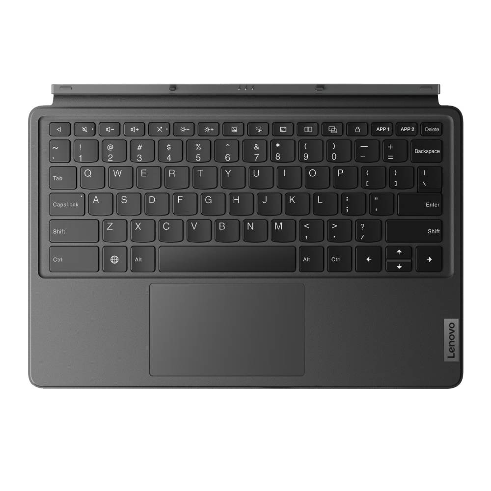 Lenovo Detachable Keyboard for Tab P12 US QWERTY Grey + Stand