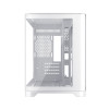1st Player UV6 Tempered Glass Micro ATX Gaming Case - White