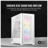 Corsair 5000D RGB Airflow Mid Tower TG ATX Gaming Case - White