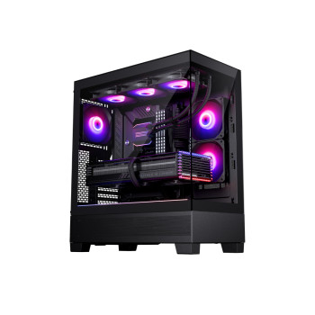 Phanteks XT View ATX Tempered Glass PC Case - Black