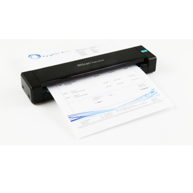 IRIScan Executive 4 CIS Sensor 600 x 600 DPI Micro USB Sheet-Fed Scanner Black