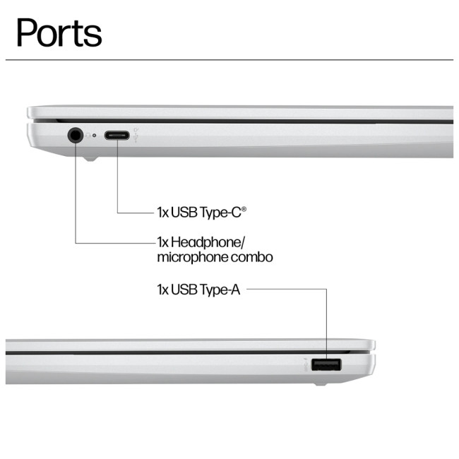 HP ChromeBook 14a-nf0002na Intel N N100 4GB RAM 128GB eUFS HD 14" ChromeOS Laptop