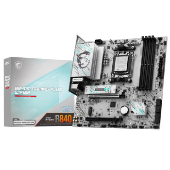 MSI B840M GAMING PLUS WIFI6E micro ATX AMD Socket AM5 Motherboard