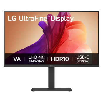LG UltraFine 32U720A-B 31.5" 4K Ultra HD VA 60Hz 5ms USB-C HDR10 Height Adjustable Monitor with Speakers