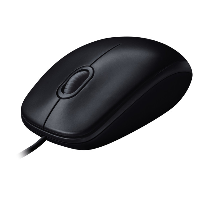 Logitech M90 Wired Ambidextrous USB Mouse Black - 910-001793