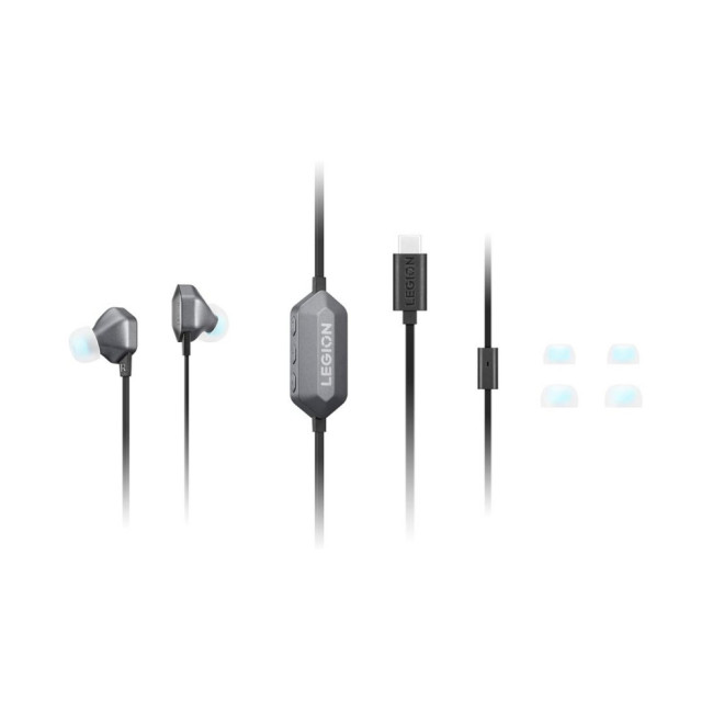 Lenovo Legion E510 Headphones Wired In-ear Gaming USB Type-C Grey - GXD1N40797