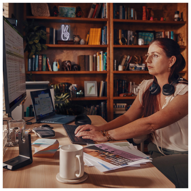 Poly Voyager Focus 2 Stereo Microsoft Teams Certified USB-C USB-A Wireless Headset