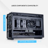Lian Li A3-mATX Steel Mesh Micro Form Factor Gaming PC Case - Black