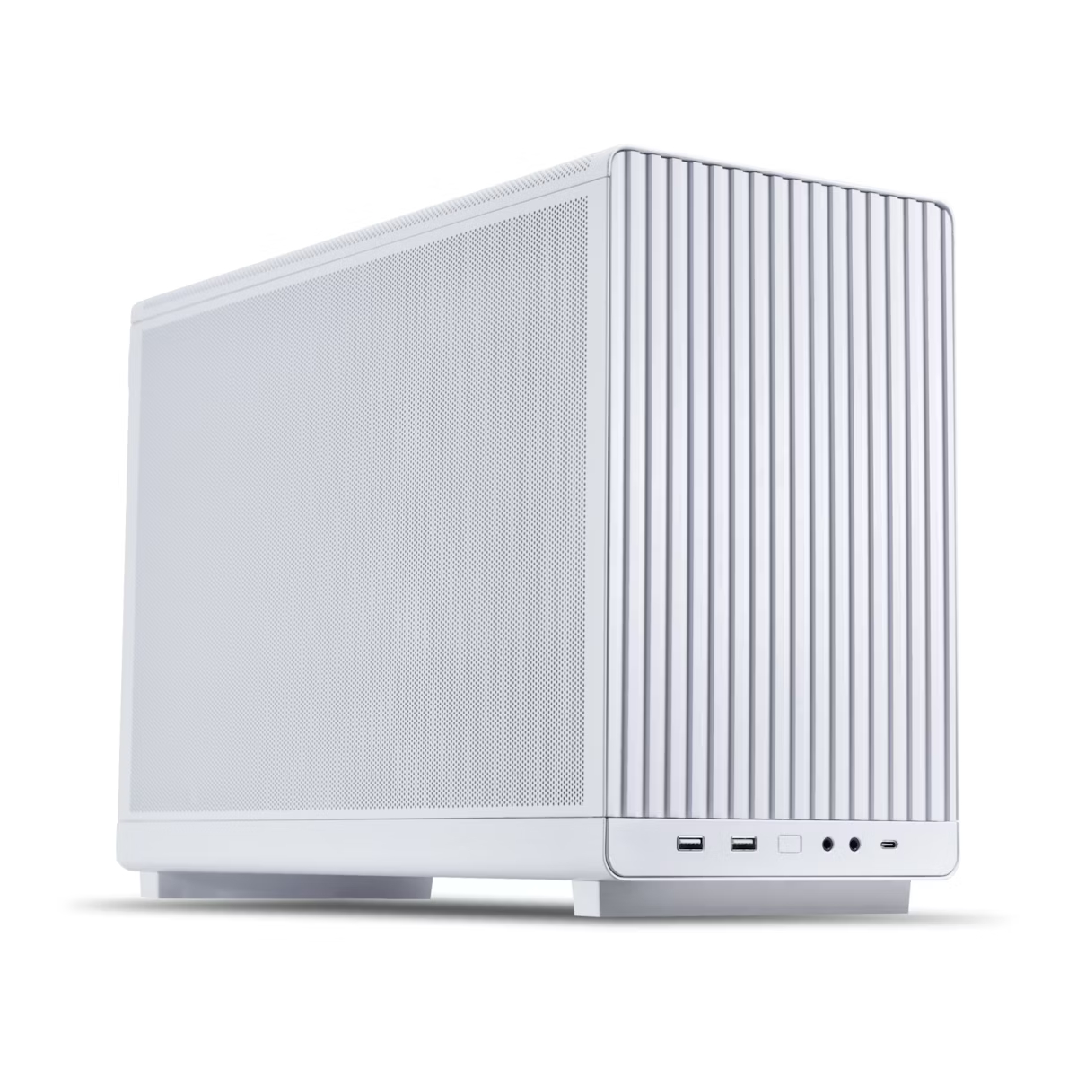 LIAN LI A3-mATX Steel Mesh Micro Form Factor Gaming PC Case - White
