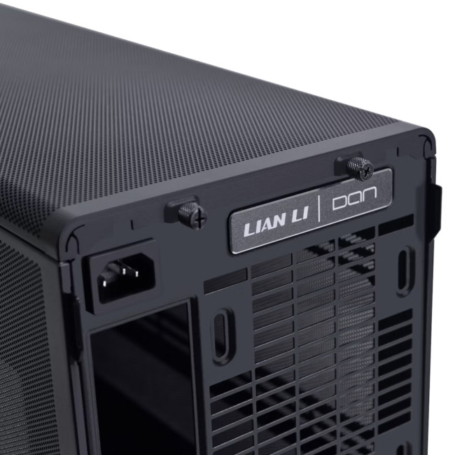 Lian Li A3-mATX Wood Edition Steel Mesh Micro Form Factor Gaming PC Case - Black