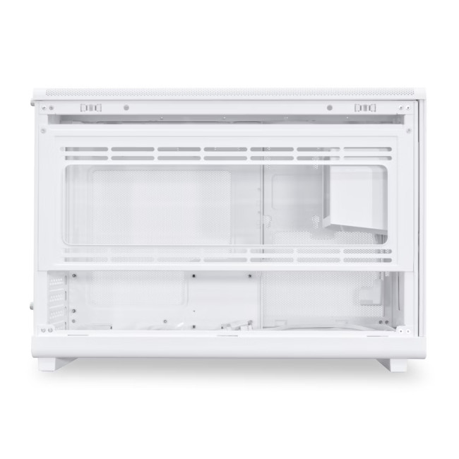 Lian Li A3-mATX Wood Edition Steel Mesh Micro Form Factor Gaming PC Case - White