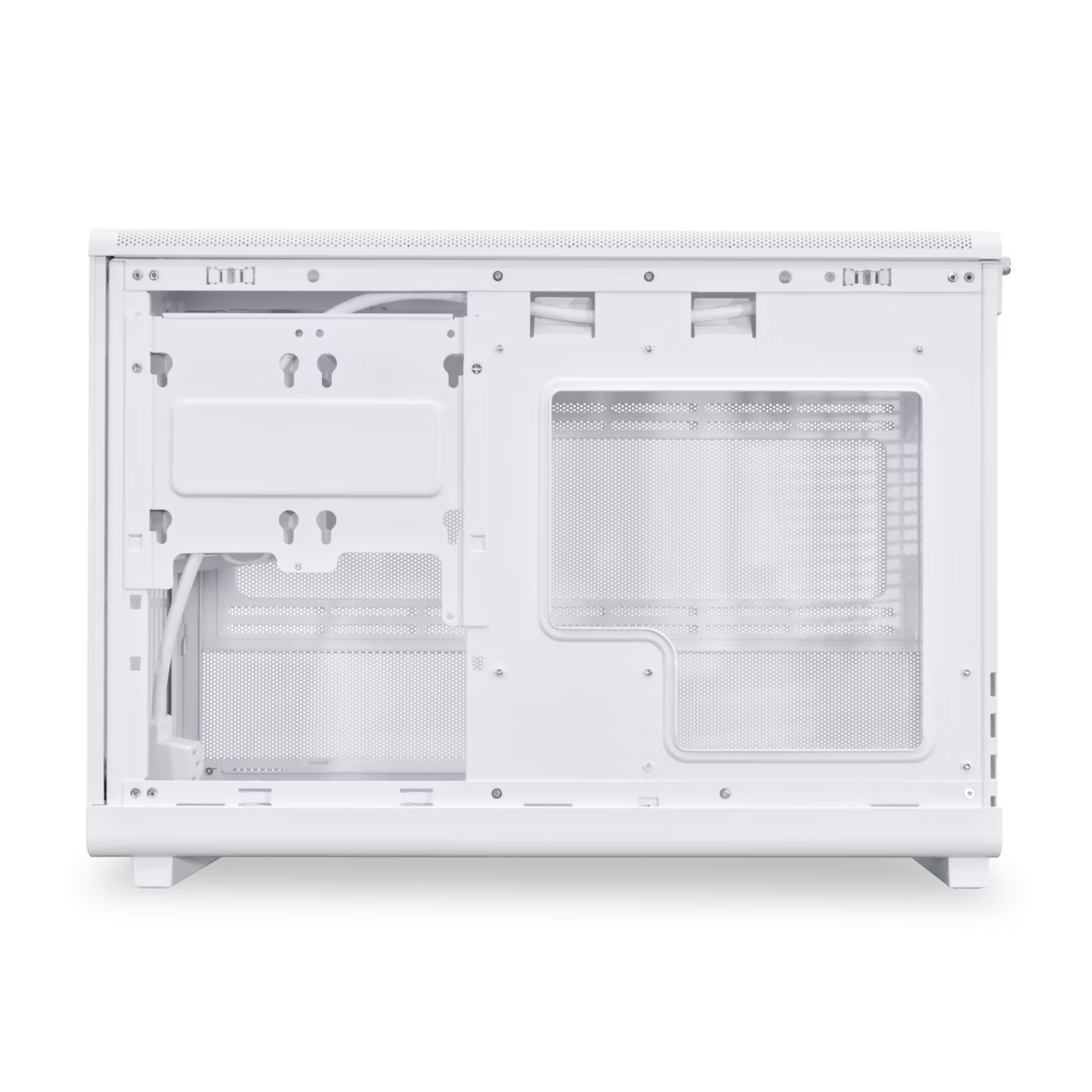 LIAN LI A3-MATX-WD White Micro-ATX Tempered Glass PC Case
