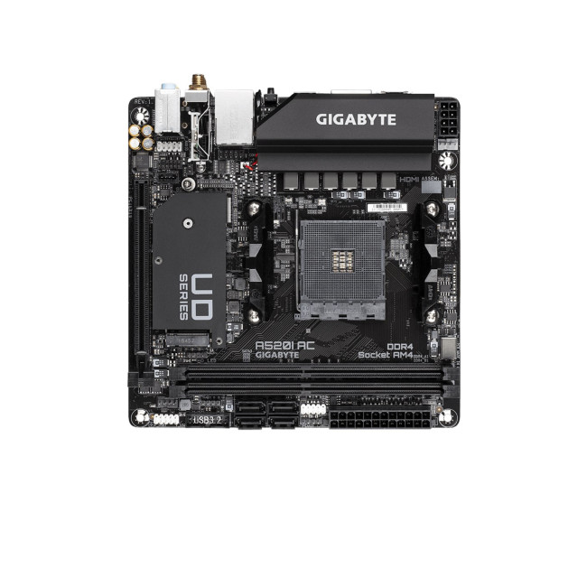 GIGABYTE A520I AC Mini ITX AMD Socket AM4 Motherboard