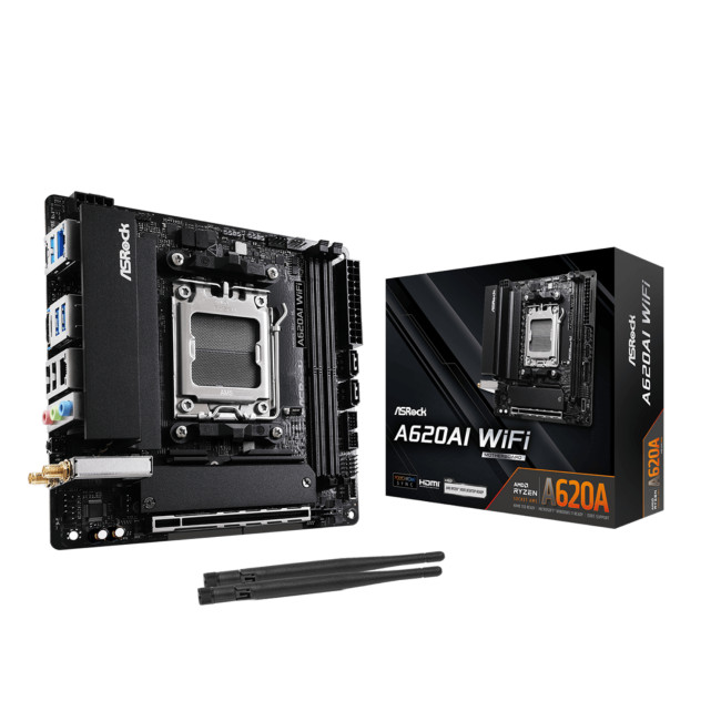 Asrock A620AI WIFI AMD A620A DDR5 Mini-ITX Socket AM5 Motherboard