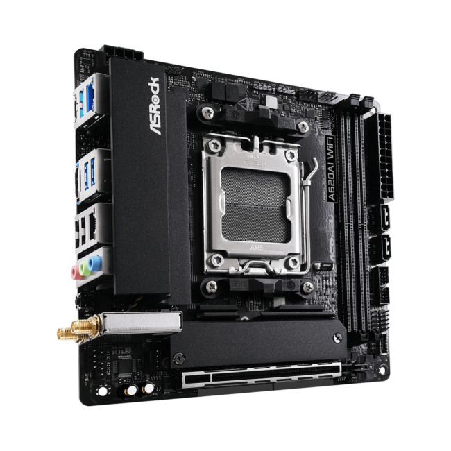 Asrock A620AI WIFI AMD A620A DDR5 Mini-ITX Socket AM5 Motherboard