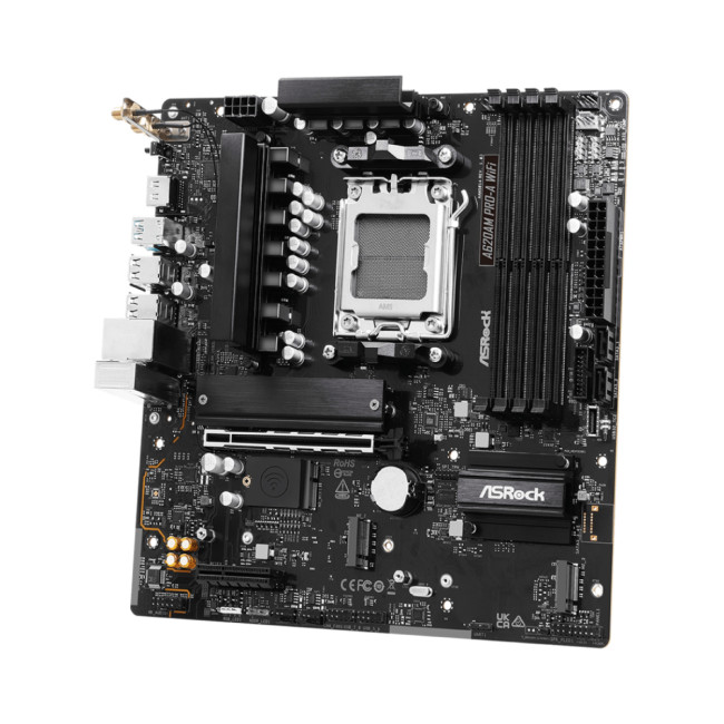 Asrock A620AM PRO-A WIFI AMD A620A DDR5 Micro-ATX Socket AM5 Motherboard