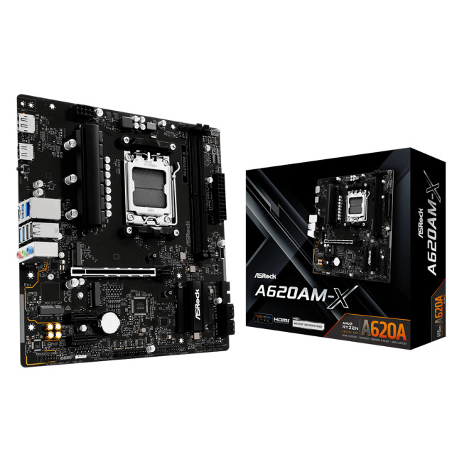 Asrock A620AM-X AMD A620A DDR5 Micro-ATX Socket AM5 Motherboard