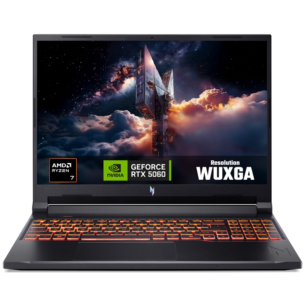 Acer Nitro V16 AI AMD Ryzen 5 240 16GB RAM 1TB SSD RTX 5060 16" Windows 11 Home Gaming Laptop