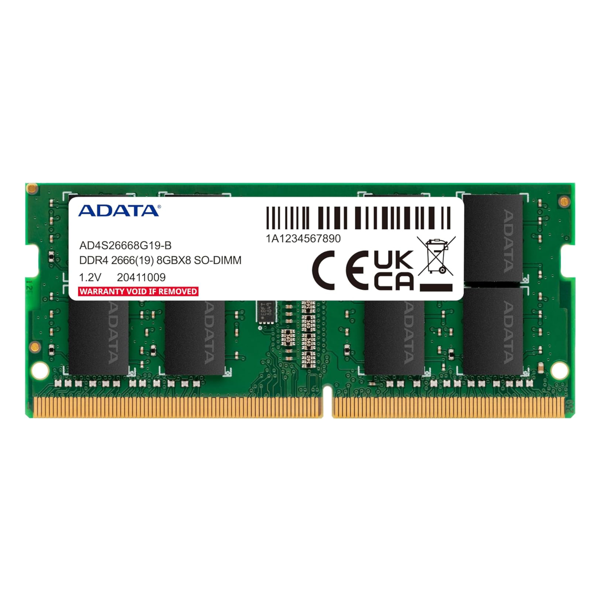 ADATA Premier AD4S26668G19-SGN 8GB (1x8GB) 2666MHz DDR4 Laptop RAM