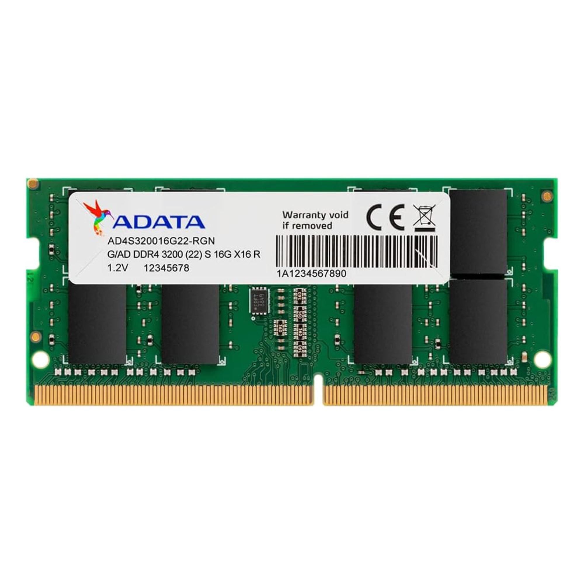 ADATA Premier AD4S32008G22-SGN 8GB (1x8GB) 3200MHz DDR4 Laptop RAM