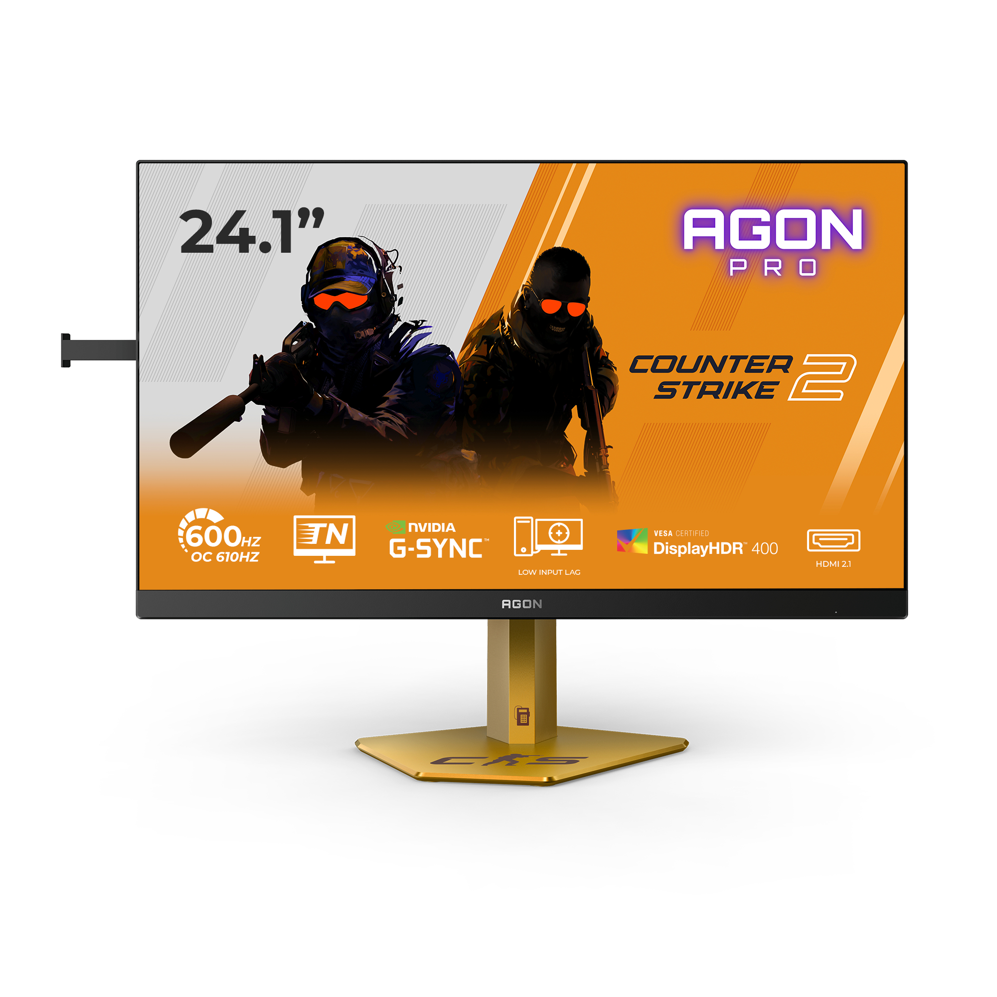 Refurbished AOC AGON Pro CS24A 24" Full HD 610Hz 0.5ms DisplayPort HDMI Gaming Monitor