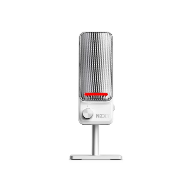 NZXT Capsule Elite Cardioid USB Gaming / Streaming Microphone - White