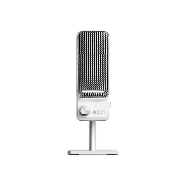 NZXT Capsule Elite Cardioid USB Gaming / Streaming Microphone - White