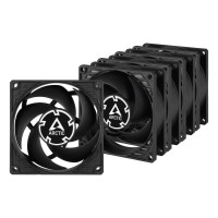 Arctic P8 80mm PWM PST Cooling Fan Case - Black 5 Pack