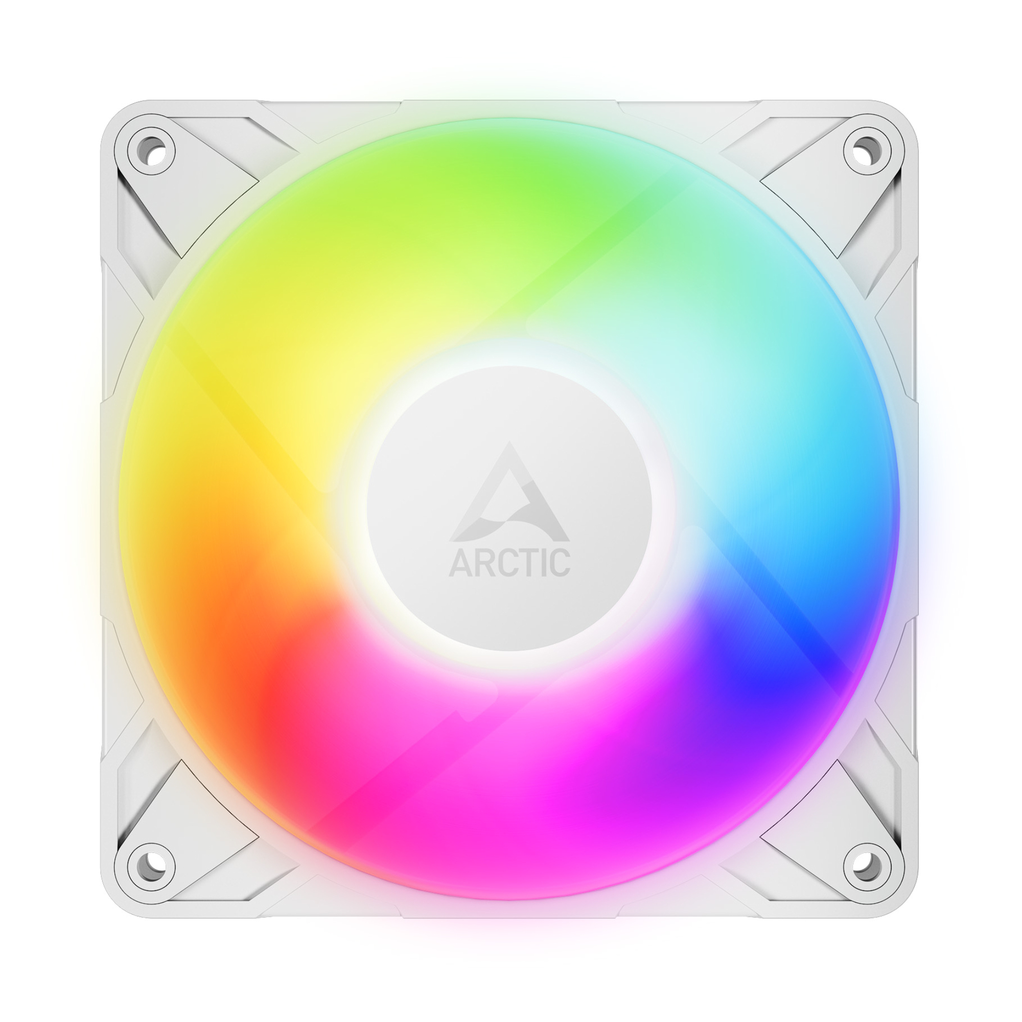 Arctic White P12 Pro 120Mm Pwm A-Rgb High Static Pressure Fan