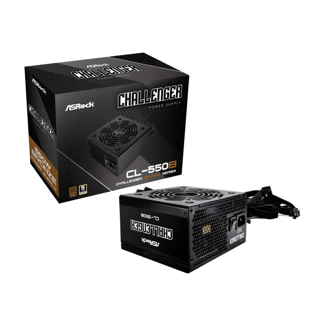 Asrock Challenger 550B 550W ATX 80 Plus Bronze PSU Power Supply