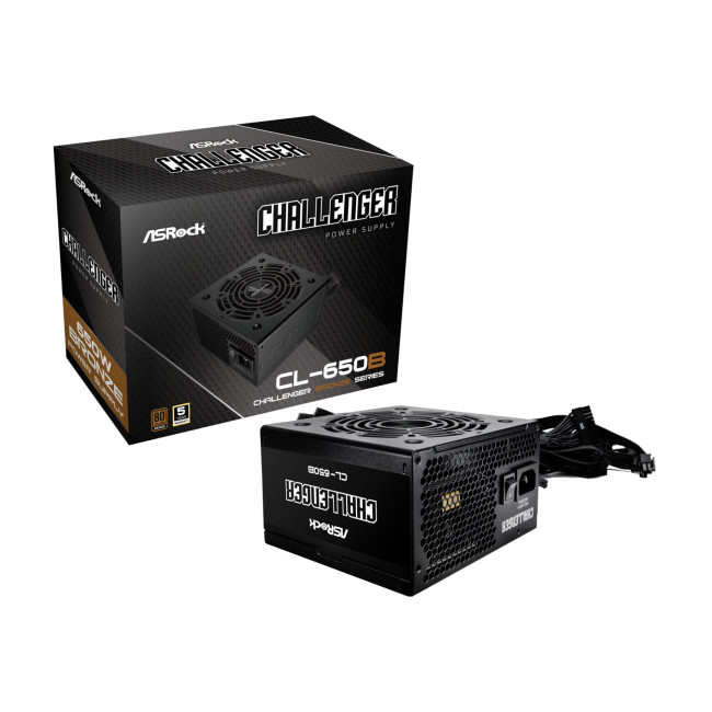 Asrock Challenger 650B 650W ATX 80 Plus Bronze PSU Power Supply