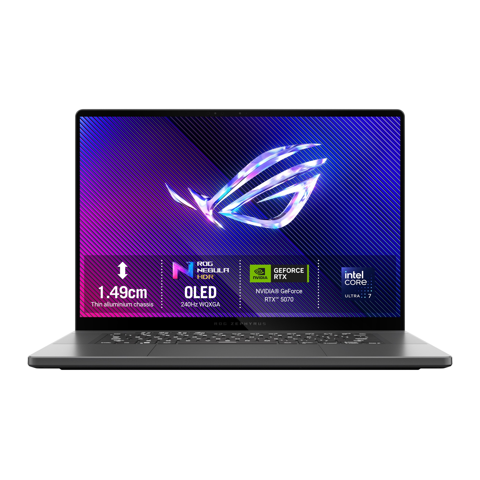 ASUS ROG Zephyrus G16 GU605CP-QR027W Intel Core Ultra 7 255H 16GB RAM 1TB SSD GeForce RTX 5070 16" 2.5K Windows 11 Home Gaming Laptop
